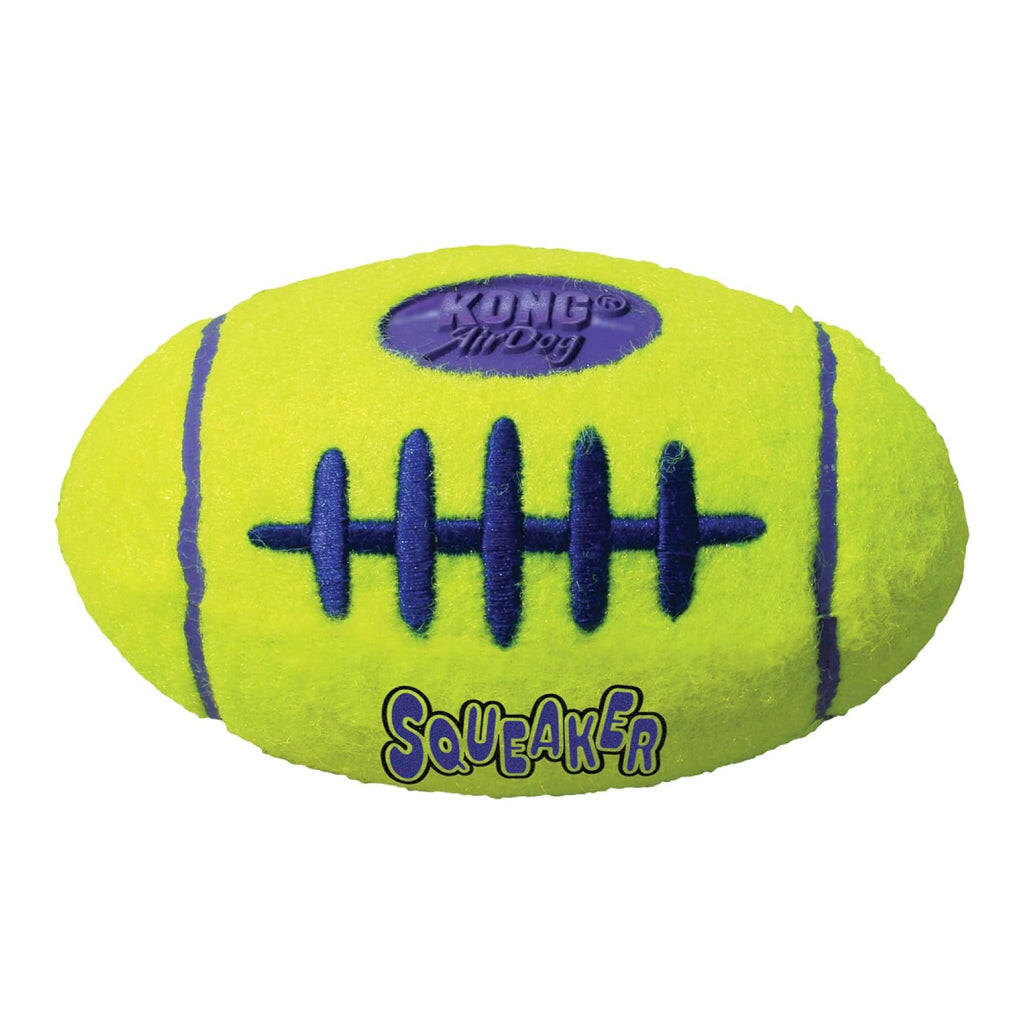 Kong AirDog Squeaker Football Toy For Dog (Medium Size)