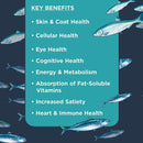 Nulo Omega 3-6-9 Fish Oil Blend Supplement For Dogs & Puppies (16 oz)