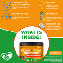 Beloved Pets Natural Flea & Tick Support + Multivitamin Chicken Flavored Soft Chews for Dogs (10 oz)