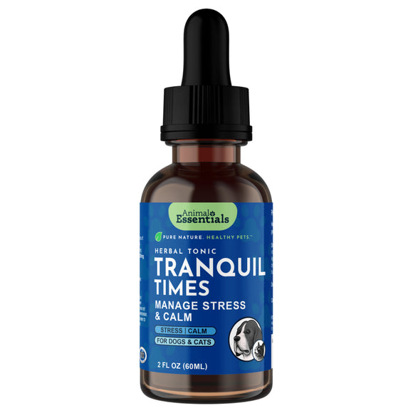 Animal Essentials Tranquil Times Herbal Tonic to Manage Stress & Calm for Dogs & Cats