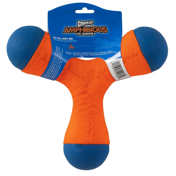 Chuckit! Tri-Bumper Toy For Dogs- Medium