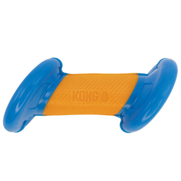 Kong Rambler Rattlez Dumbbell Toy For Dogs -Large (Orange/Blue)