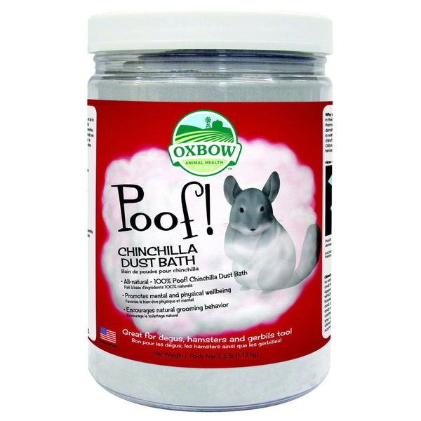 Oxbow Poof! Blue Cloud Chinchilla Dust (2.5 lb)