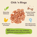 Pet 'n Shape Chik 'n Rings Jerky Treats For Dogs (2 lb)