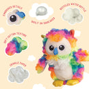 Snugarooz Baby Hootie the Owl Crinkle & Squeak Dog Toy (5")