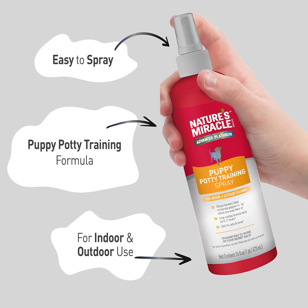 Nature's Miracle Advanced Platinum Puppy Potty Training Spray