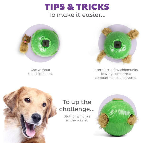 Outward Hound Snuffle N' Treat Interactive Puzzle Ball & Treat Dispenser Toy For Dogs