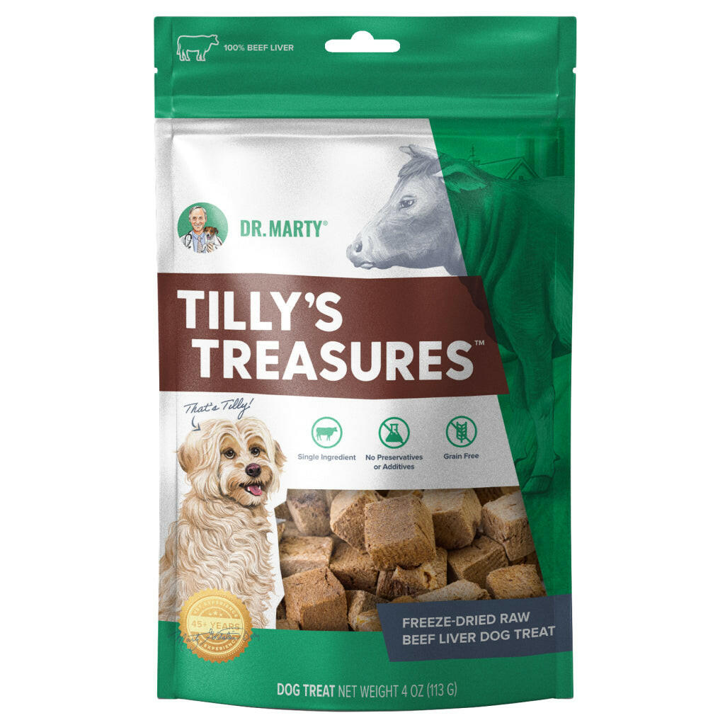 Dr. Marty, Tilly’s Treasures Freeze Dried Beef Liver Treats (4 oz)