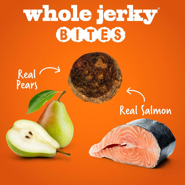 Fruitables Whole Jerky Bites Alaskan Salmon & Pear Treats For Dogs (5 oz)