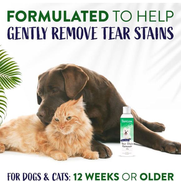 TropiClean Tear Stain Remover for Pets (8 oz)