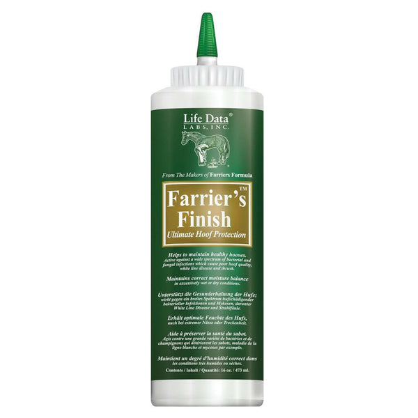 Life Data Farrier's Finish Hoof Disinfectant & Conditioner For Horses (16 oz)