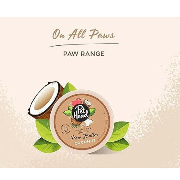 Pet Head On All Paws Coconut Paw Butter For Dogs & Cats (1.4 oz)