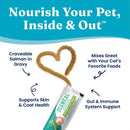 Solid Gold SeaMeal Squeeze Salmon In Gravy Mousse Lickable Cat Treat (0.5 oz tube, pack of 4)