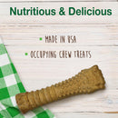 Nylabone Healthy Edibles Natural Long Lasting Peanut Butter Flavor Dog Chew Treats- X-Large/Souper (1 ct)