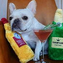 Zippy Paws Happy Hour Squeaky Crusherz Champagne Toy For Dog