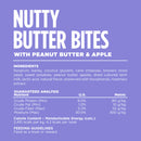 NutriSource Nutty Butter Bites with Peanut Butter & Apple Soft & Chewy Dogs Treats (6 oz)