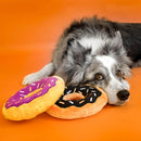 Zippypaws Donutz Pumpkin Spice Squeker Plush Toy For Dogs