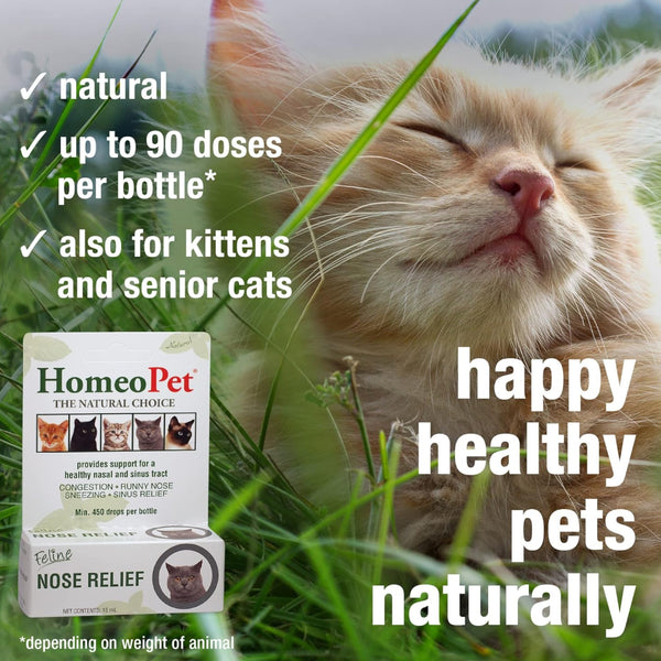 HomeoPet Feline Nose Relief For Cats (15 ml)