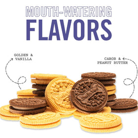 Three Dog Bakery Lick'n Crunch Vanilla & Peanut Butter Cookie Dog Treats (26 oz)