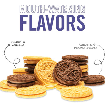 Three Dog Bakery Lick'n Crunch Vanilla & Peanut Butter Cookie Dog Treats (26 oz)