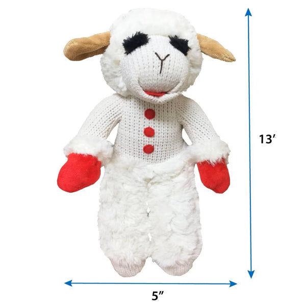 Multipet Standing Lamb Chop Plush Squeaky Toy For Dogs