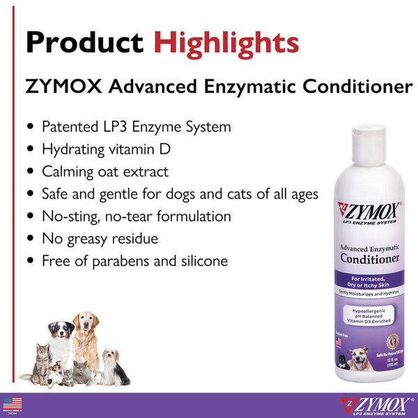 zymox conditioner product highlights