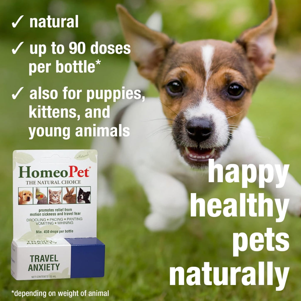 HomeoPet Travel Anxiety for Pets (15 ml)