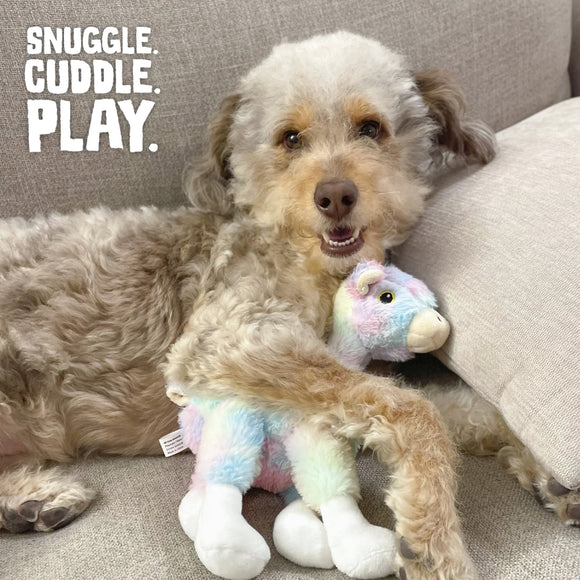 Snugarooz Ally the Alpaca Plush Dog Toy (12")