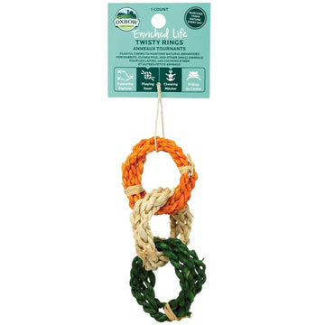 Oxbow Enriched Life Twisty Rings Small Animal Toy