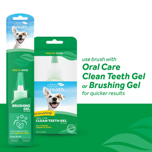 TropiClean Fresh Breath Finger Brushes for Pets- 2 pack