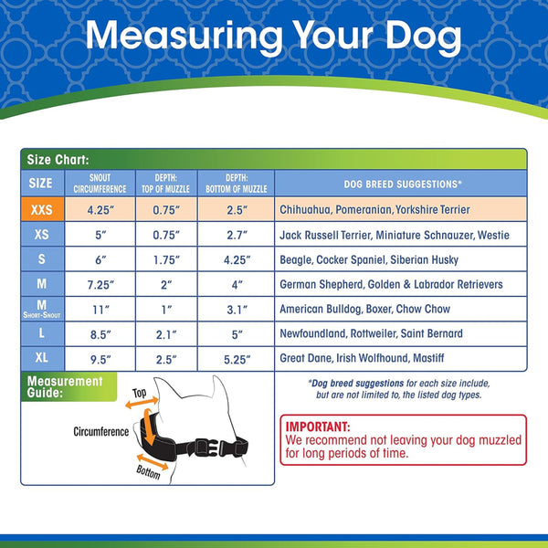 Four Paws Quick-Fit Muzzle For Dogs