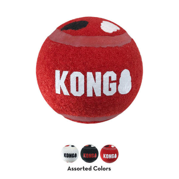 Kong Signature Sport Balls Toy For Dogs- Large (2 pack)