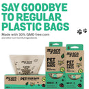 MyEcoPet Compostable Poop/Waste Bags With Dispenser For Dog (30 bags)