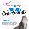 Tiki Cat Born Carnivore Complements Grain-Free Wet Food Topper For Cats-Variety Pack (2.1 oz x 10 Pouch)