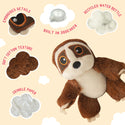 Snugarooz Baby Sasha the Sloth Soft Plush Dog Toy (5.5")