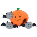 Zippypaws Halloween Pumpkin Burrow Interactive Plush Toy For Dogs