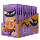 Tiki Cat Stix Mousse Grain Free Treats For Cats- Variety Pack (0.5 oz x 6 tubes)