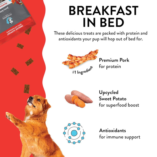 Shameless Pets Breakfast in Bed Jerky Bites Treats For Dogs (4.5 oz)