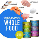 Tiki Cat Luau Grain-Free Wet Food For Cats -Variety Pack (6 oz x 8 cans)