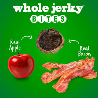 Fruitables Whole Jerky Bites Bacon & Apple Treats For Dogs (5 oz)