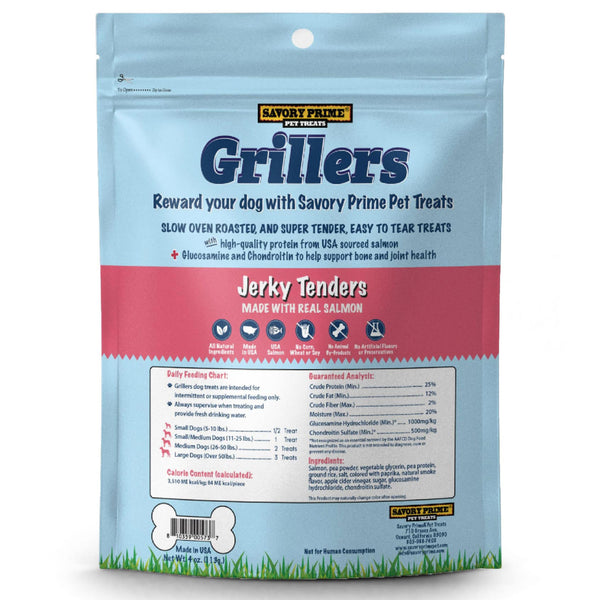 Savory Prime Girllers Salmon Jerky Tenders Treats For Dogs