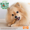 Nylabone Healthy Edibles Natural Long Lasting Roast Beef Flavor Dog Chew Treats- X-Small/Petite (2 ct)