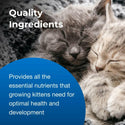 kmr milk for kittens provides all the nutrients that a growing kitten needs