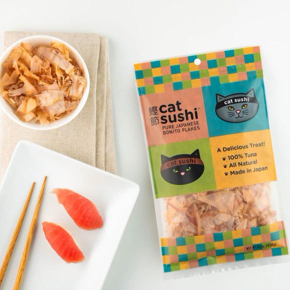 Cat Sushi Pure Japanese Bonito Flakes Treats for Cats