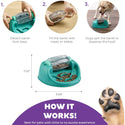 Outward Hound Nina Ottosson Spin N' Eat Food Puzzle Feeder For Dogs