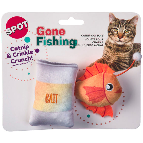 Spot Gone Fishing Crinkly Catnip Cat Toys (2 pack)