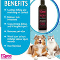 EQyss Grooming Products Micro-Tek Pet Shampoo Stops Scratching, Itching and Odor for Dogs & Cats (16 oz)