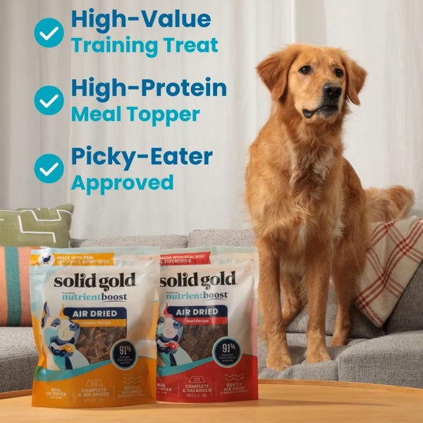 This beef meal topper for dogs is picky-eater approved!