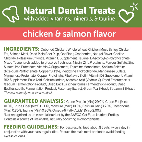 Whimzees by Wellness Natural Chicken & Salmon Dental Cat Treats