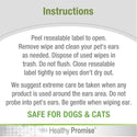 Four Paws Healthy Promise Ear Wipes For Cat & Dog (35 ct)